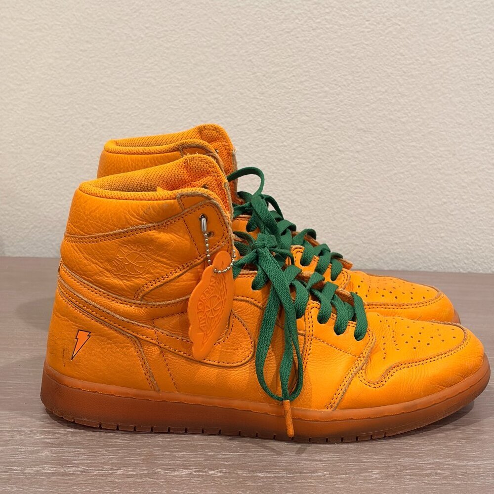 Men's Jordan 1 Retro High Gatorade Orange Peel Size 10.5